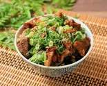 ピリ辛チャーシューご飯（尾道らーめん めでたい屋）