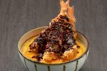 海老フライ＆コク旨味噌！海老フライ味噌焼きかつ丼（焼きかつ丼 勝吉 西新店）