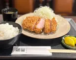認定山形豚ロースカツ定食180g（とんかつ源屋）
