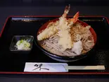 海老天ぶっかけそば（味花）