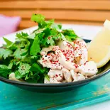 パクチーレモンサラダ Coriander lemon salad(SINGAPORE HOLIC LAKSA)