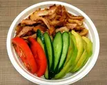 ミックス アボカドケバブ丼 chicken& beef Avocado Kebab Rice Bowl(トルコケバブ ビリヤニハウスTurkish Kebab Biryani House)