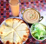 おすすめセット Chese Nan Set（カマル 千葉美浜店 Kamal Restaurant）
