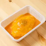 明太子クリームオムライス（デカ盛り弁当 はるき 大通店【唐揚げ弁当屋】）