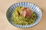 生ハムと北海道産ジャガイモのジェノベーゼパスタ Prosciutto and Hokkaido Potato Genovese Pasta（洋麺屋 祇園パスタ 亀有店）