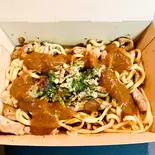 ホルモン焼そば カレー味（ホルモン ハナモク）