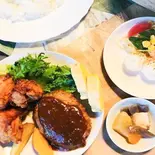 バーグ&からあげ幕の内(宅配レストラン ミニッツデリ鶴橋店)