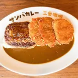 ヘレとんかつコンボカレー Pork fillet cutlet & Hamburg steak curry(サンバカレー)
