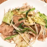 豚バラ野菜炒め（中洲バーガー(中洲ホルモンセンター)）