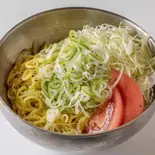 道産名物ラーメンサラダ（オムライスキッチン Am's 平岸店）
