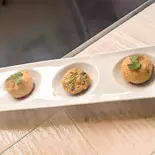イカスミリゾットコロッケ(カフェレストラン ラベット)