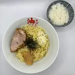 油そばと白飯セット（油そば一二三 福岡天神大名店）