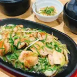 若鶏のねぎ塩鉄板焼き定食（【定食弁当】松竹亭 清水店）