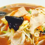 味噌ラーメン/Noodles with miso based soup(中華料理 龍門)