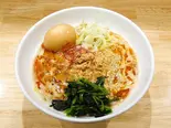 味玉担々麺(特製そぼろ・ほうれん草・薬味葱・フライドオニオン・白胡麻・特製味玉)（東京極上坦坦 弘明寺店）