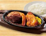ハンバーグミックスグリル弁当（ガスト 西新店）