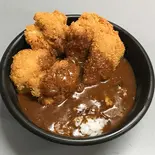 チキンカツカレー丼大盛 ご飯大盛、ルー大盛（めちゃうま！からあげ！太陽と大地）