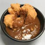 チキンカツカレー丼大盛 ご飯大盛、ルー大盛(ご飯大盛無料 !!!太陽のカレー丼)