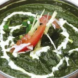 【 22 】サグチキンカレー Saag Chicken Curry（インドとアジアの料理 サンティ）