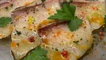 寒ぶりのカルパッチョ（FavGIN）