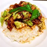回鍋肉丼（萬来仙閣）