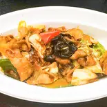 回鍋肉丼(鶏白湯ラーメン らくらく亭)