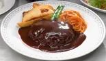 ハンバーグステーキデミグラスソース（レストラン アミティー）
