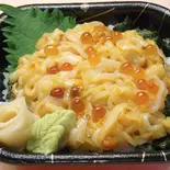 ウニの黄金いか丼(笹互 綾瀬店)
