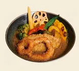 フィッシュ＆いかリングのスープカレー（がるる）