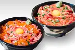 【シェアセットC】炙り牛トロいくら丼&とろける炙り牛トロ丼(漁師町三代目 牛とろいくら本舗 天下茶屋店)