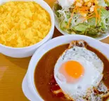 ハンバーグカレー(サラダ付き)/Hamburger Curry(with Salad)(TADKA)