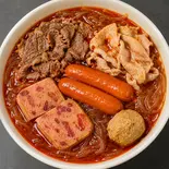 (17) お肉たっぷりごほうび満足セット(肉肉犒赏满足套餐)（にゃんこ麻辣烫住吉店 七福煎餅）