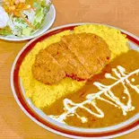 とんかつカレー(サラダ付き)/Tonkatsu Curry(with Salad)（FORK ＆ FIRE DININGBAR）