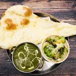 ほうれん草チキンカレーセットsag chikenset（ディピカ 尼崎店）