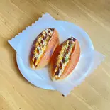 ハムたまドッグ（ダフネ珈琲ミユキモール店）