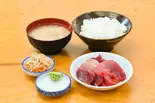 マグロぶつ切り定食(多け乃(たけの))