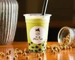 タピオカ宇治抹茶ミルクティー Tapioca Uji Matcha Milk Tea（台湾スイーツ MISS TEA 茶小姐 神戸本店）