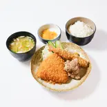 ミックスフライ定食（よもきち商店）