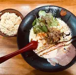 鯛担麺 鯛だし飯セット(鯛塩そば縁)