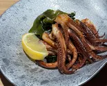 イカゲソ焼き（米粉と鉄板）