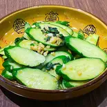 キュウリの大葉紫蘇炒め(紫苏黄瓜)（李湘潭湘菜館）