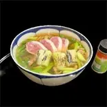 【温蕎麦】鴨南蛮蕎麦（そば 冷泉）