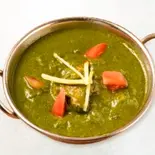 マトンほうれん草カレー mutton spinach curry(インドネパールレストランアムル)