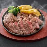 チャックステーキ1ポンド(ソース2)(肉汁牧場チャックステーキ KING 大橋店)