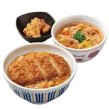 カツ丼 とん汁&鶏からセット(なか卯 福岡半道橋店)
