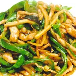 チンジャオロース/Pork with green pepper(中華料理 龍門)