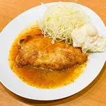 ガーリックバターのポークソテー（キッチンたか）