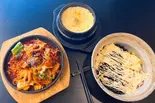 イイタコ炒めセット 쭈꾸미세트 Stir-freid octopus set (イイタコ炒め+ゲランチム+韓国おにぎり)(韓国料理ナジミキンパ)