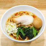 味玉中華そば(薬味葱、ほうれん草、豚叉焼1枚、味玉)（中華そば 昭和軒 大和店）