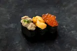 軍艦三貫(廻転鮨 銀座おのでら本店)